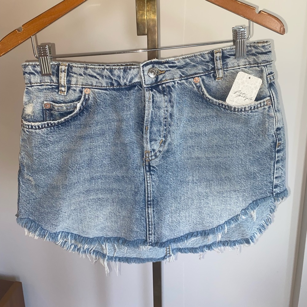 NWT: Free People Jean Skirt
